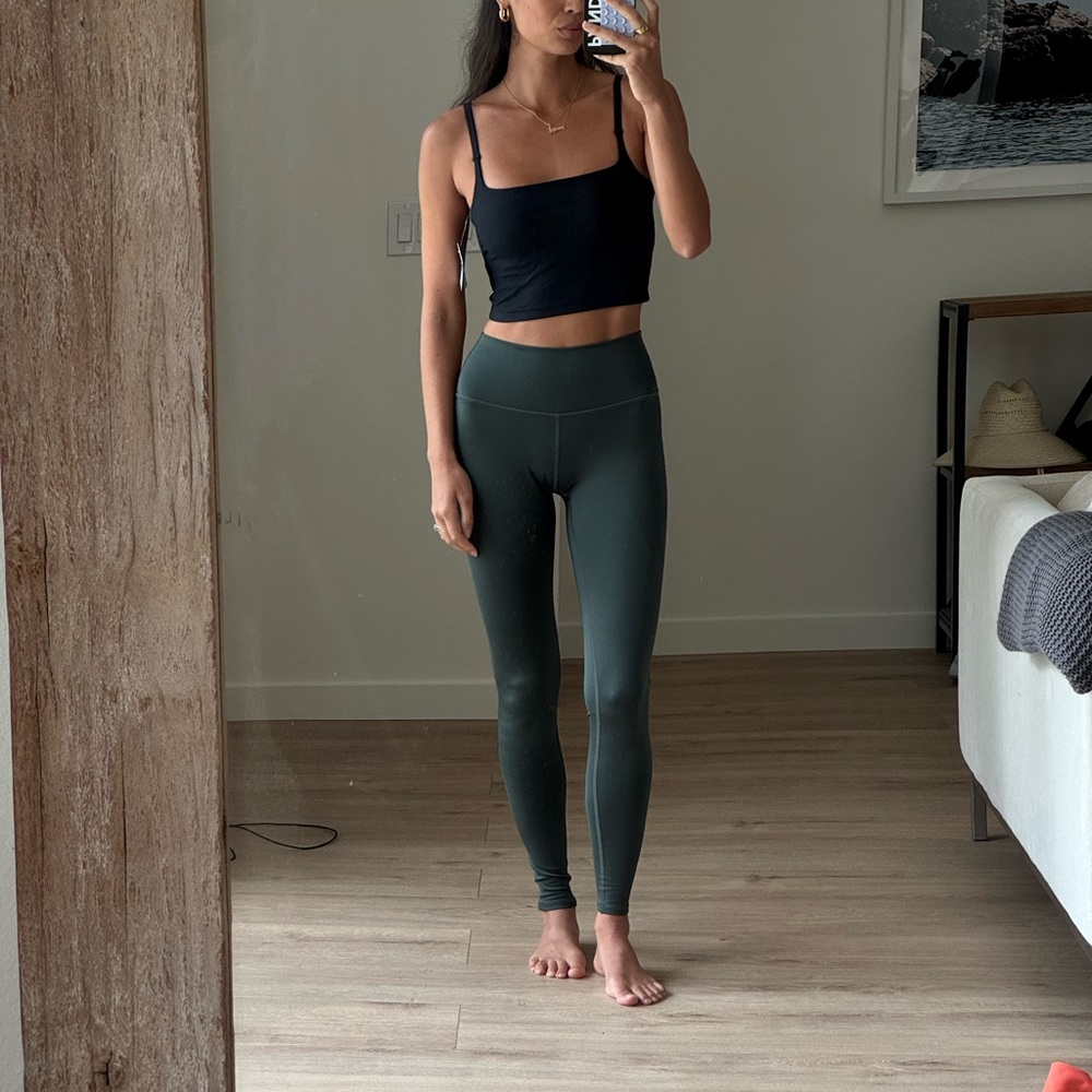 ALO Yoga Dark Green Leggings